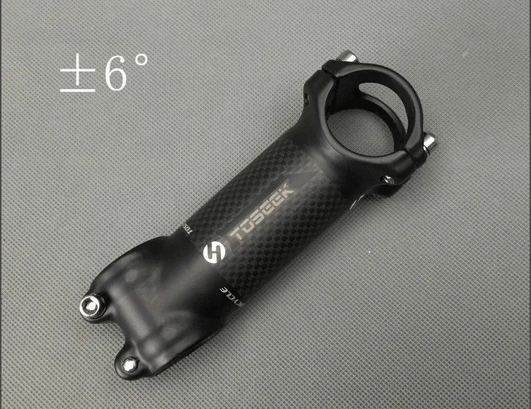 TOSEEK Aluminum bicycle carbon fiber mountain road bike MTB stem 6 / 17 degrees 31.8* 60 /70 /80 /90 /100 /110 /120mm