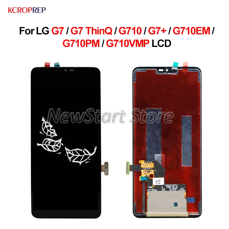 

For LG G7 For LG G7 ThinQ G710 LCD Display Touch Screen Digitizer Assembly 6.1" With Frame For LG G7+ G710EM G710PM G710VMP lcd