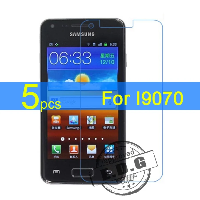 

5pcs Glossy/Matte/Nano anti-Explosion LCD Screen Protector Film Cover For Samsung Galaxy S Advance I9070 Protective Film+ cloth