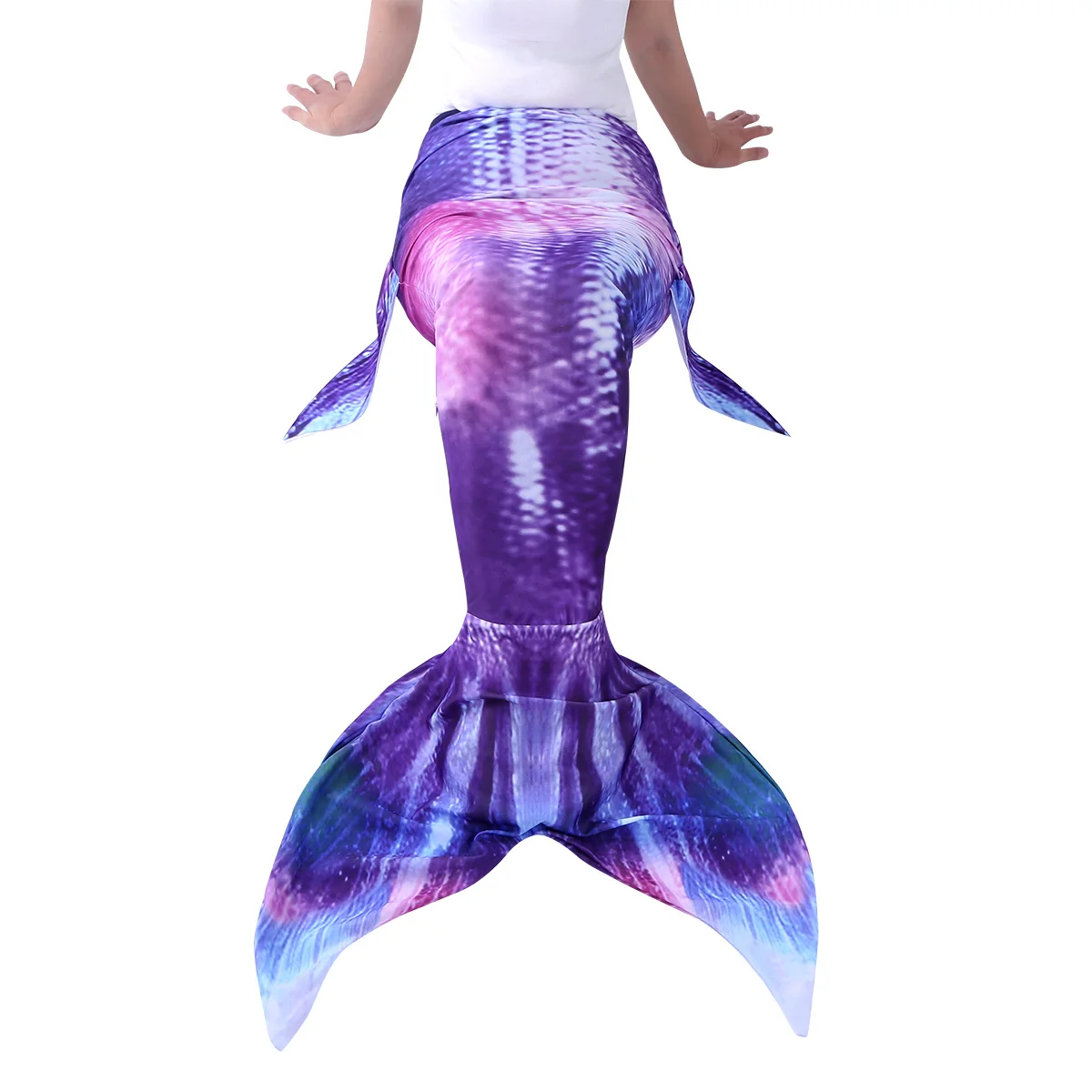 Girls Mermaid Tail Swimwear Womens Bathing Suits Cosplay Costume Without Monofin Bikini Swimsuit Swimming Swimmer Fancy Outfit | Спорт и
