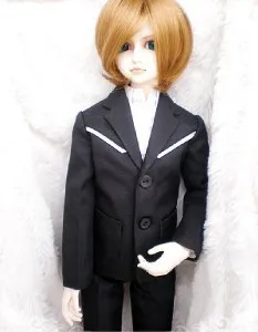 

[wamami] 507# For 1/4 MSD DOD BJD Dollfie Black Suit