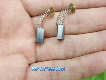 

100Pcs 4.8*5.6*9.5 MM Carbon Brushes for Generic Electric Motor Repairing Part or Electric Drill