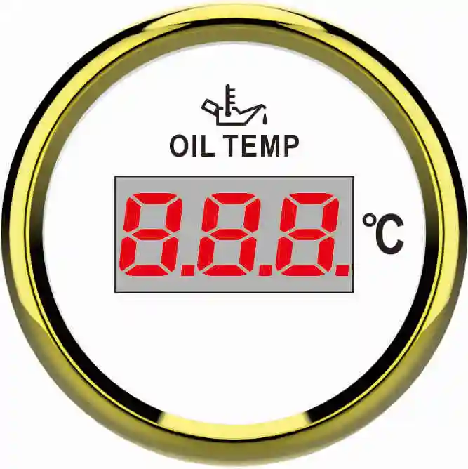 52 мм цифровой датчик температуры масла 10-150 градусов с Подсветка 12 В/24 В