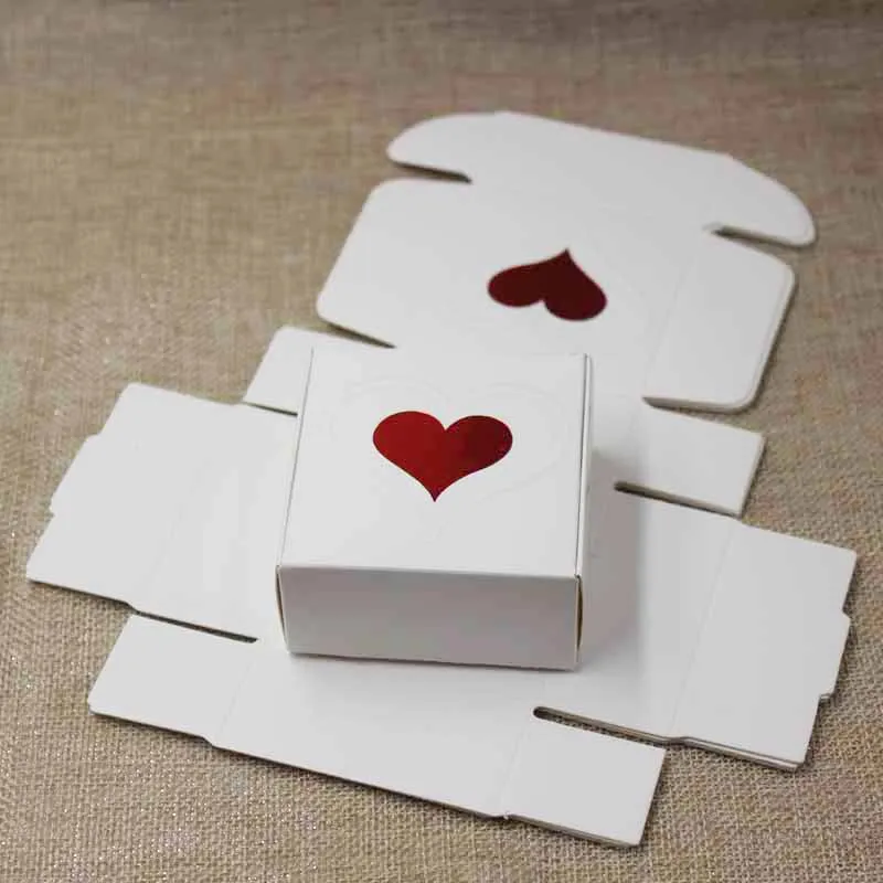 Новинка, красное мыло сердце, коробка, свадебная любимая коробка, 1 лот = 50 шт,, модная Подарочная коробка ручной работы