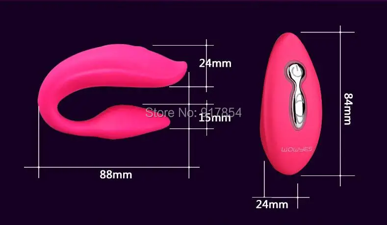 Wowyes Wireless Remote Control USB Rechargable G-Spot Vibrators Silicone 5 Speed Egg Vibrator Vibe Sex Toys for Woman Couples. 4