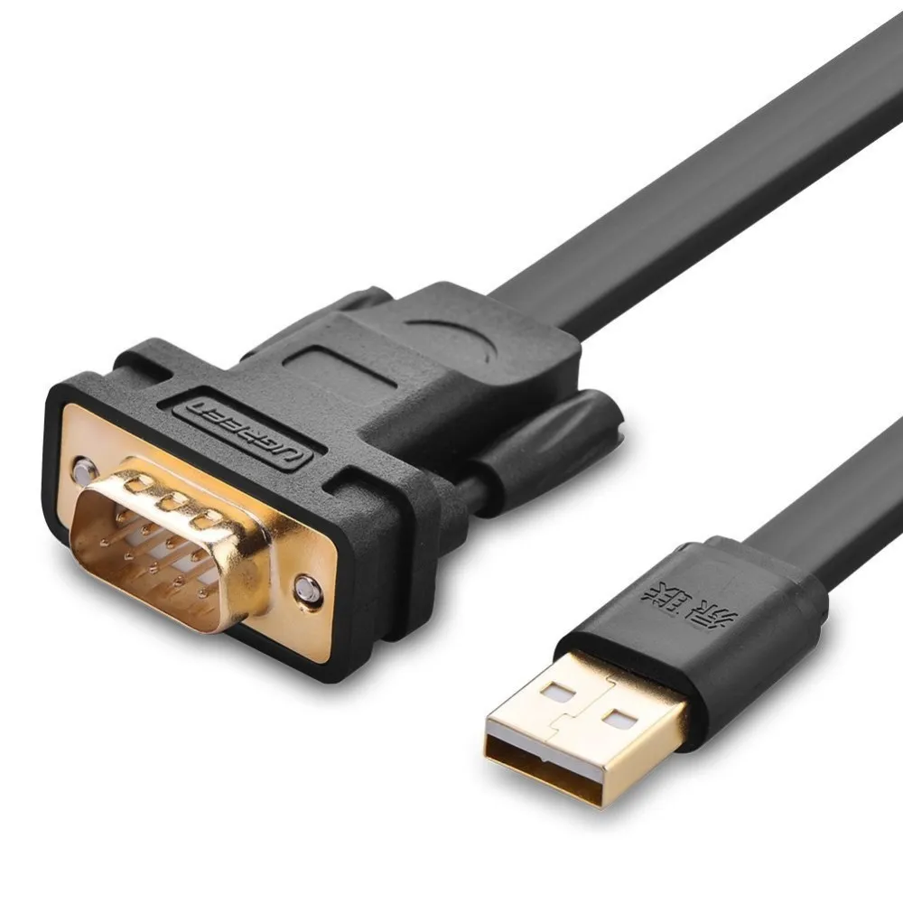 Ugreen USB в RS232 DB9 Кабель-адаптер последовательного преобразователя с чипсетом FTDI для Win8.1/8, совместимый с 8/7 Abov