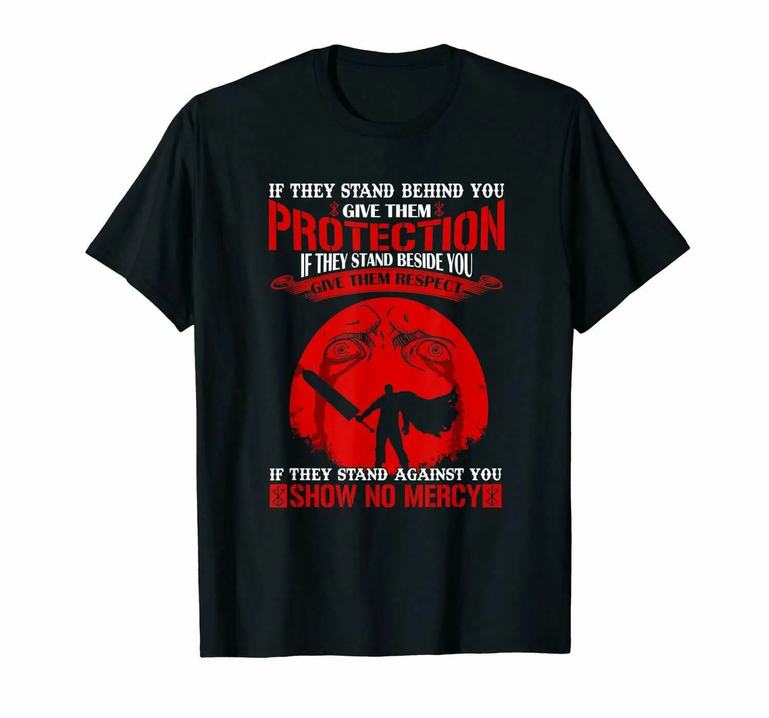 Berserk Beruseruku Аниме Манга Цитата черная футболка S 3XL Новая Мужская модная с коротким