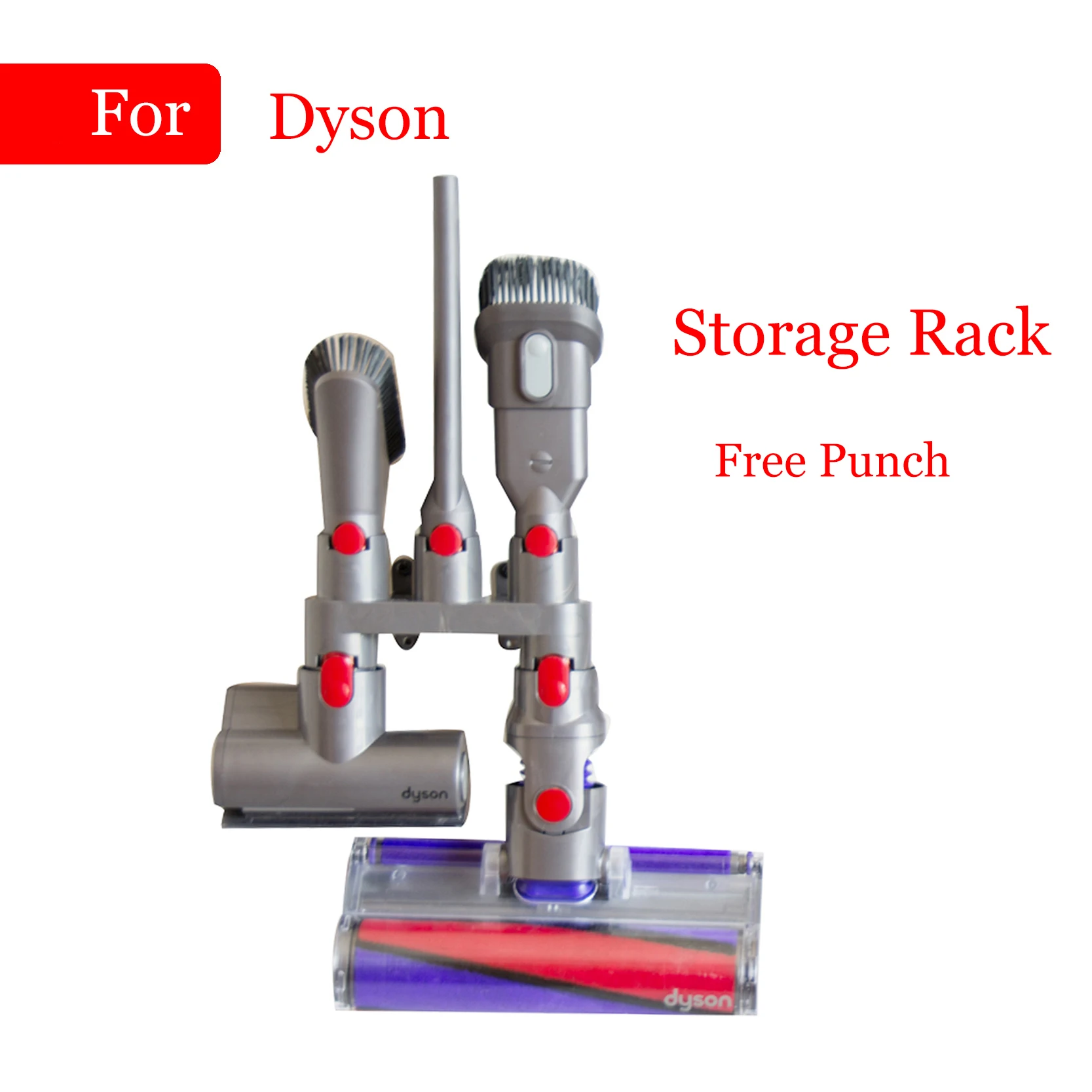 

Accessories Storage Equipment Shelf For Dyson V6 V7 V8 V10 V11 Absolute Brush Tool Nozzle Base Bracket Vacuum Cleaner Parts