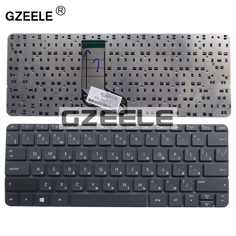 Gzeele Russo Tastiera Del Computer Portatile Per Hp Envy X2 11-G000 X2 11-G100 Ru Layout Di Nero E Nuovo Senza Cornice Della Tastiera