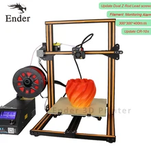 2017 Новое поступление 3D-принтеры CR-10S обновления двойной Z стержень Шурупы, нити мониторинга сигнализация защита принтер 3D DIY Kit creality 3D
