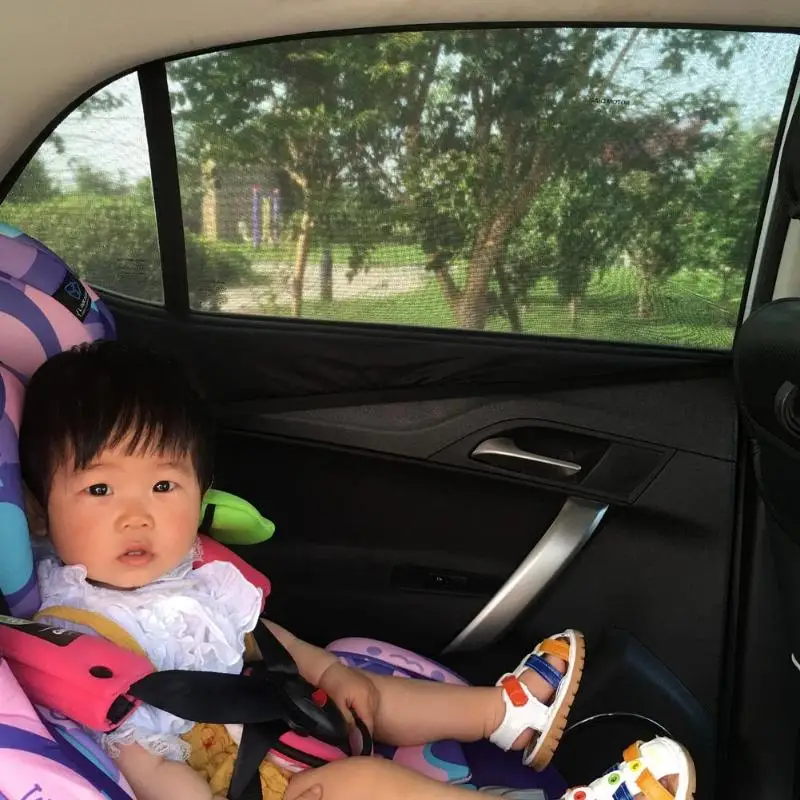 

Auto Car Interior Sun Shade Front Side Summer Window Curtain UV Solar Protector Auto Shield Mesh Cover Sunshade Parasol