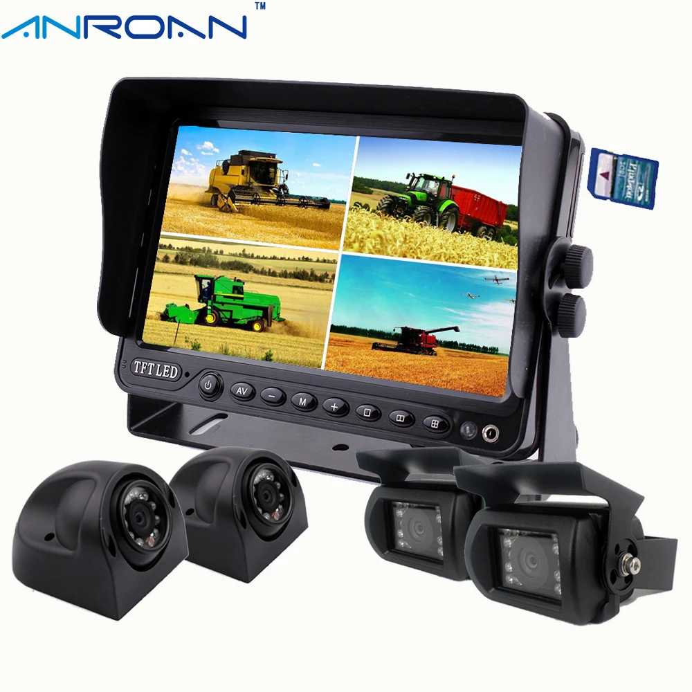7" Monitor Build in DVR Recorder Safety System Vehicle Rear View Backup