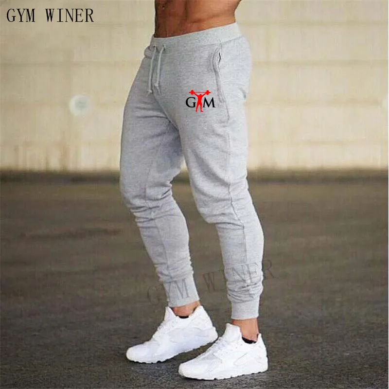 

2019new men's Jogging Sport Pants Men Fitness Running Pants Gym Sportsraining Skinny Leggings Mens Joggers Sweatpants
