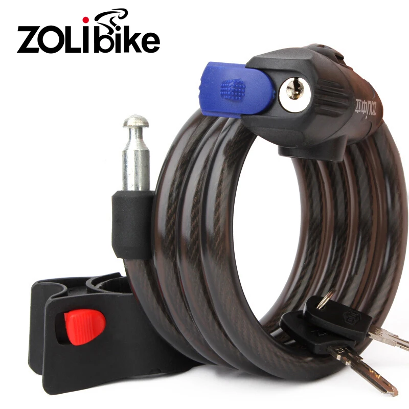 ZOLibike 120CM Mountain Bike Bicycle Lock Anti theft Durable Locks
