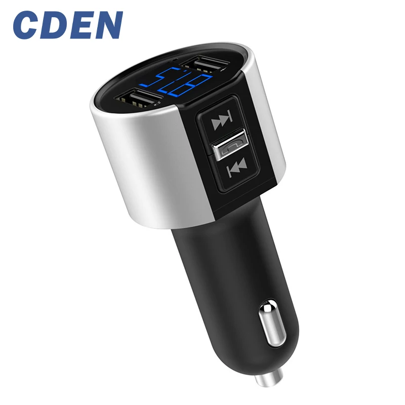 Car MP3 Player Bluetooth Handsfree Kit FM Transmitter Cigarette Lighter Dual USB Charging font b Battery