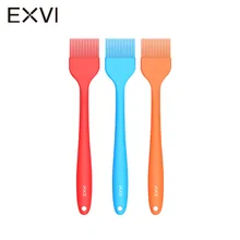 EXVI 3 PCS Grill Oil Brushes Silicone Liquid Oil Pen Cake Butter Bread Pastry Brush Baking BBQ Utensil Basting Brushes BPA free