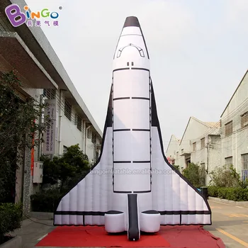 

FACTORY OUTLET 6MH inflatable aircraft toy / gas-filled spaceship model decoration / ornamental airplane customized