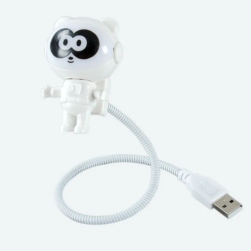 Стиль Panda USB светодио дный Регулируемый ночник для компьютера PC настольную лампу свет