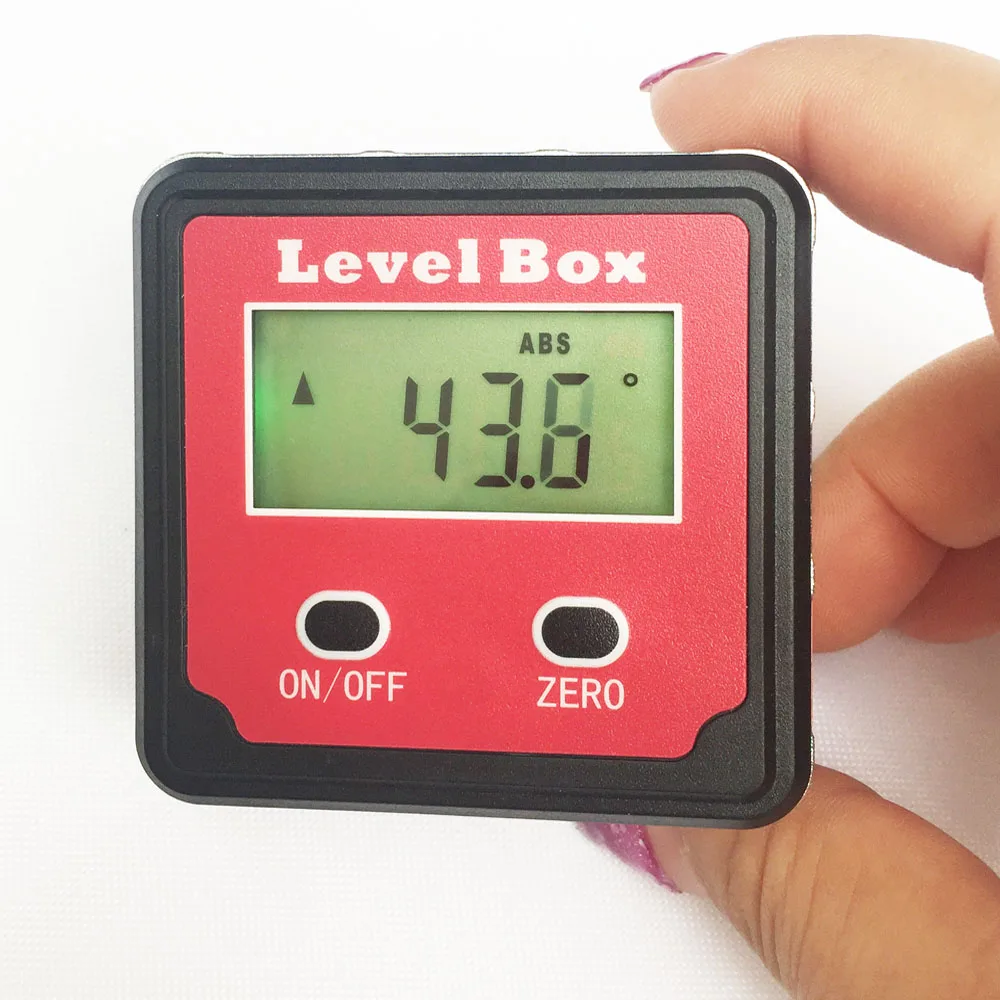 

Electronic Digital Protractor Inclinometer Angle Meter Instrument Level Meter vehicle car Inclinometer box Construction tools
