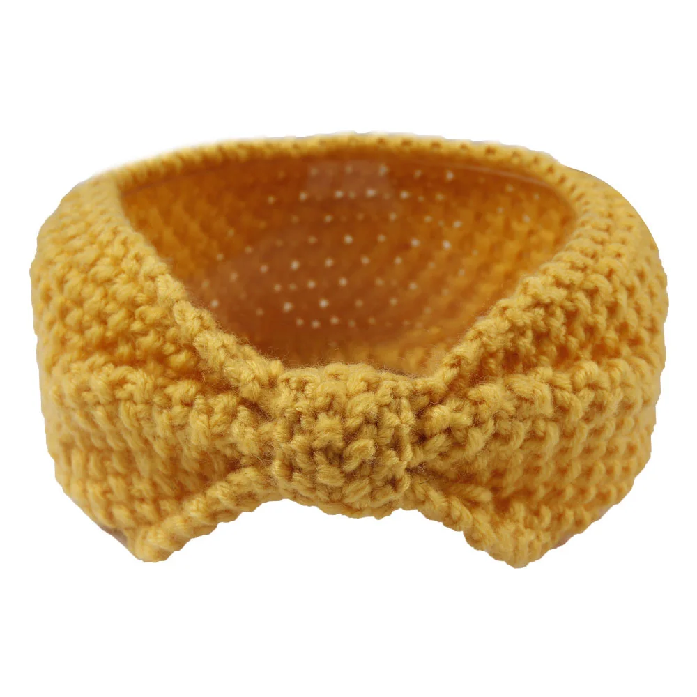 2-Pcs-lot-Mom-And-Kids-Headband-Solid-Woolen-Knotted-Turban-Wide-Warm-Ear-Turban-Stretch (4)