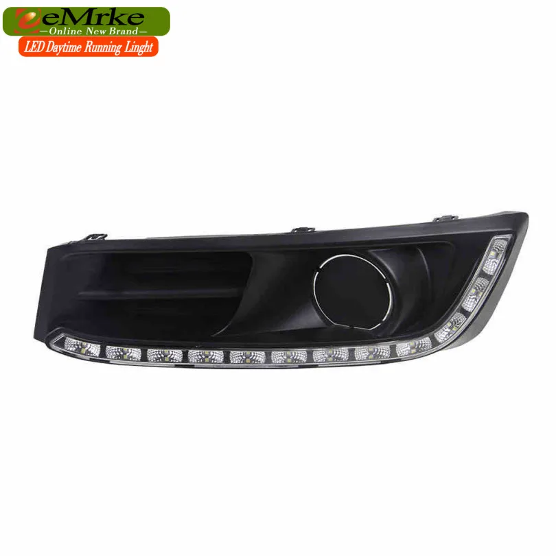 

eeMrke Car LED DRL For Honda Odyssey JDM 2014 2015 2016 High Power Xenon White Fog Cover Daytime Running Lights Kits