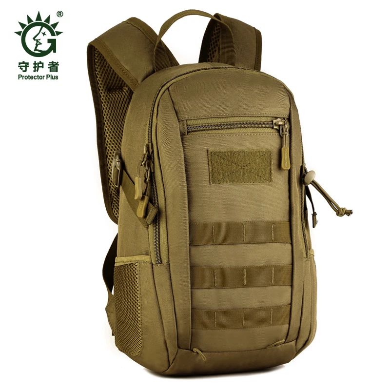 Мини 12л Тактический Рюкзак MOLLE для детей, школьная сумка, нейлоновый водонепроницаемый рюкзак для охоты, боевой военный Камуфляжный Рюкзак