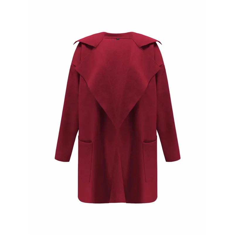 Fashion coats and jackets women winter ladies coats Open Front Long Sleeve Coat Jacket Parka Outwear Cardigan Coat Tops O15#N (2)