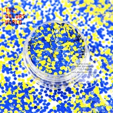 RH2-258 разноцветные Круглые пайетки в горошек для дизайна ногтей, гель для ногтей, Гель-лак для ногтей и украшения своими руками