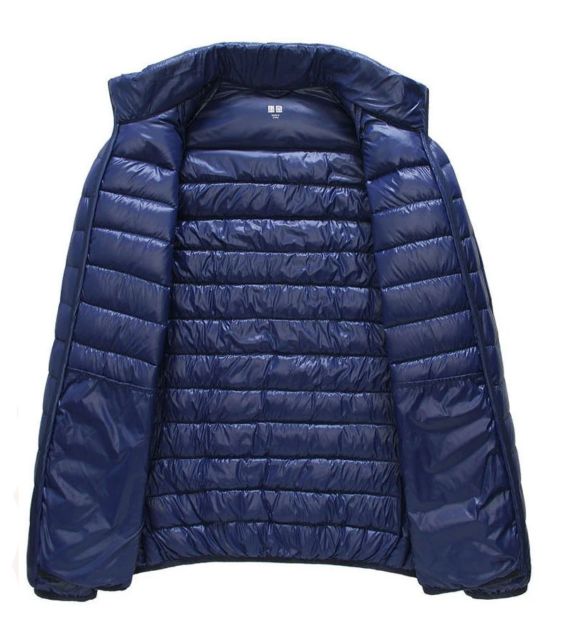 Горячее предложение Повседневное брендовая теплая куртка-пуховик Для мужчин осень-зима теплое пальто Для Мужчин's Сверхлегкий утка вниз