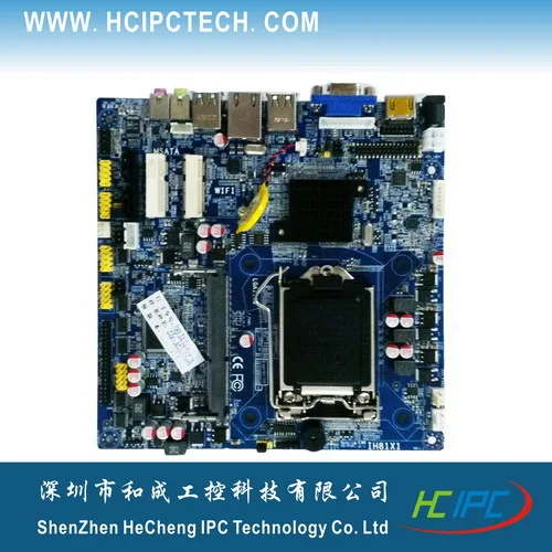 HCIPC M4212 1 ITX HCM81X61A H81 LGA1150 мини itx материнская плата 2 PCIE 6COM6USB2.0 + 2USB3.0 Дифференциальная