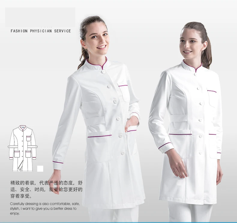 Новое поступление модные больнице врачи медсестра форма Красота салон стоматологическая клиника спецодежды Комбинезоны для девочек