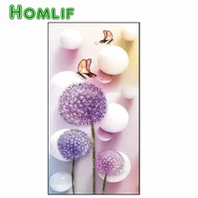 На заказ Алмазная картина фото Одуванчик Бабочка Алмазная картина комплет в алмазной живописи Вышивка крестом ручка полный квадрат/Ронде