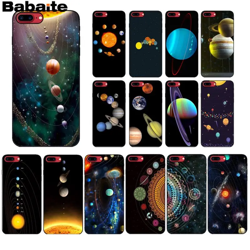 

Babaite Saturn Saturnus Planets of Solar System Unique Design Phone Cover for iPhone X XS MAX 6 6s 7 7plus 8 8Plus 5 5S SE XR