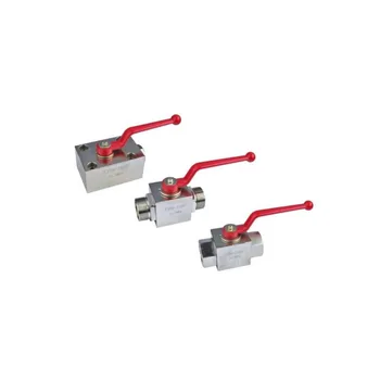 

YJZQ hydraulic male or female threaded high pressure 2 way carbon steel ball valve