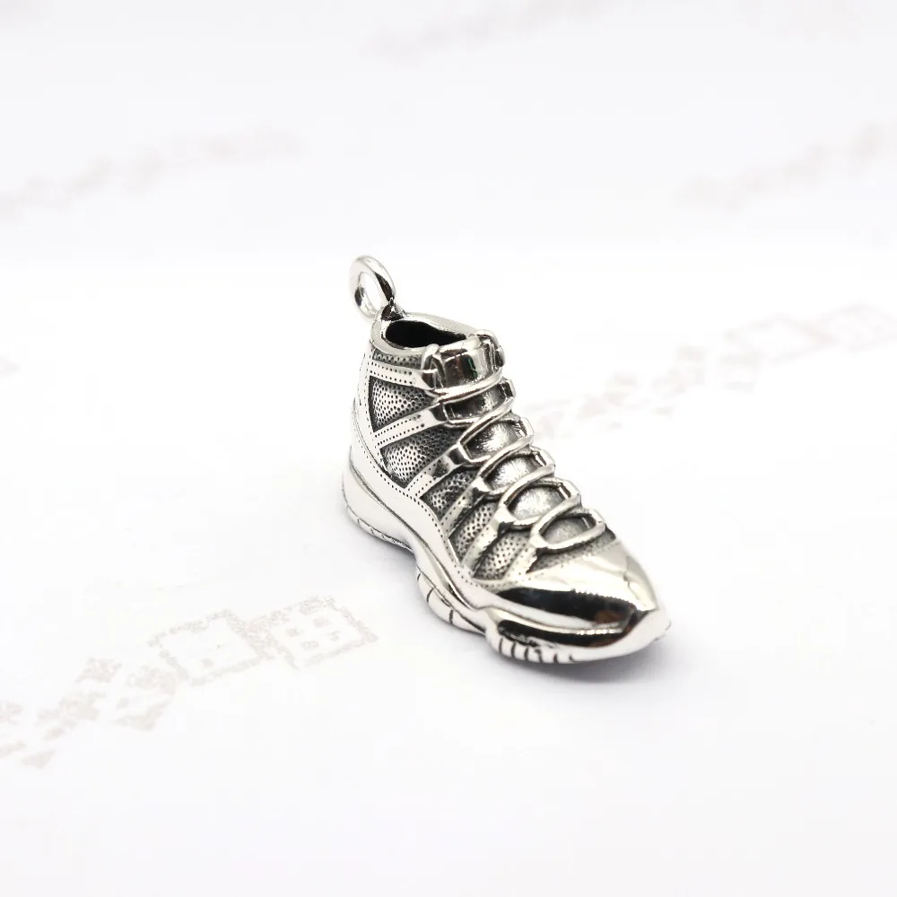 

Thai silver AJ series sneakers rock hip-hop style fashion accessory sweater chain necklace pendant couples handbags accessories