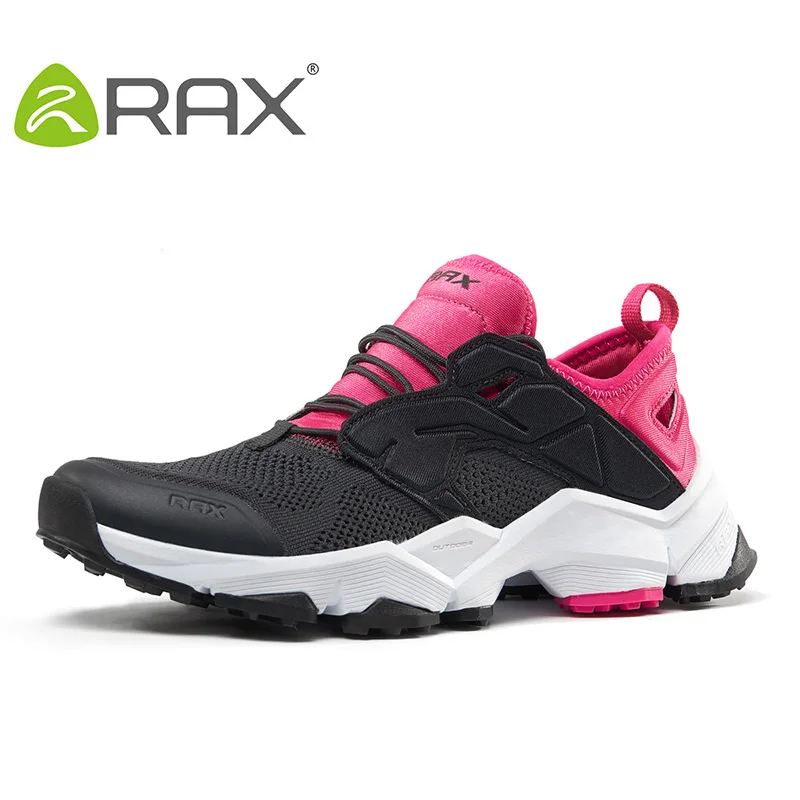 Rax Hiking Shoes Women Summer Big Size Breathable Ligjtweight Women Jogging Shoes Outdoor Sports Sneakers Female Antikid Shoes