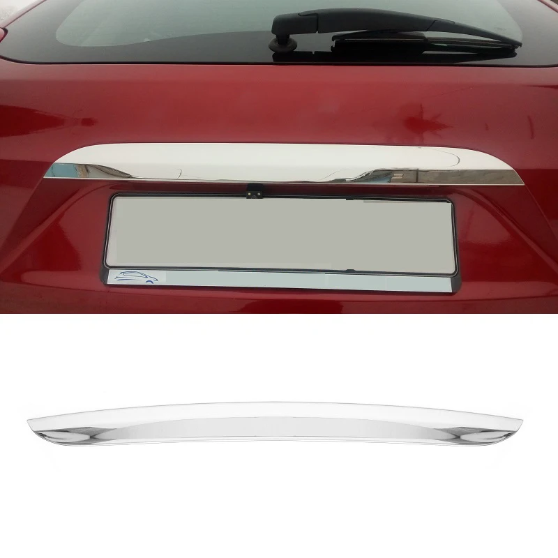 

stainless steel rear trunk door molding decorative cover trim for Lada XRAY and XRAY Cross chrome accessories