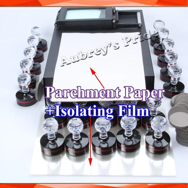 10 sheets a4 parchment paper and isolating film for photosensitive how many stamps for 10 sheets of paper