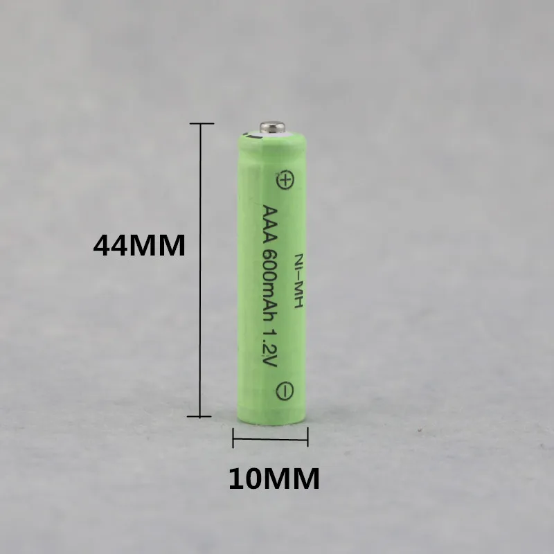 Перезаряжаемый NI-CD 600mAh 1,2 V AAA Размер 7 батарея для электрического пульта дистанционного управления игрушки пульт дистанционного управления Солнечная энергия газонный светильник