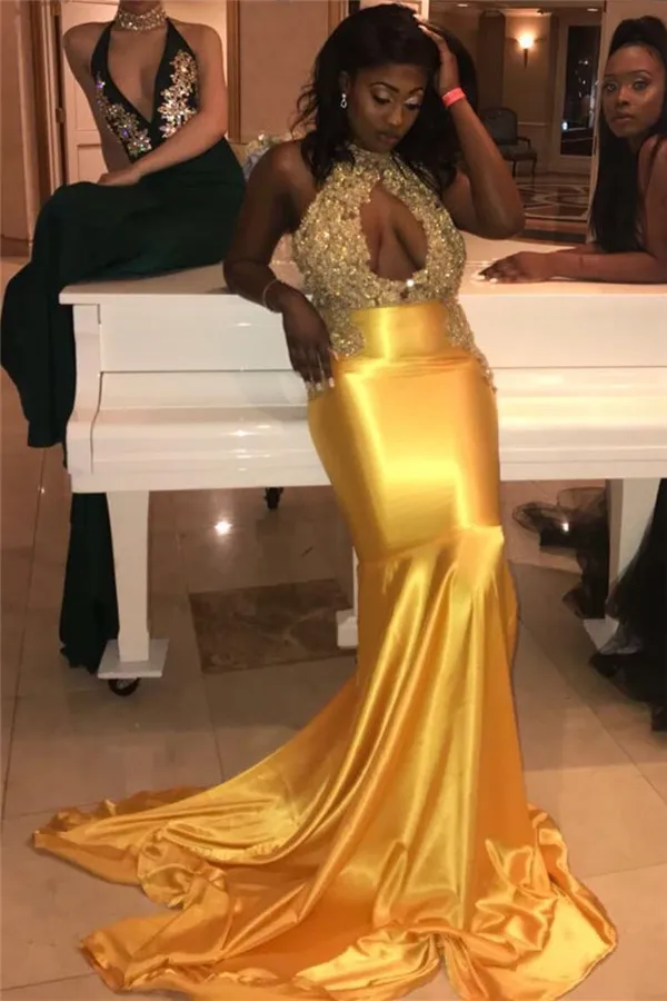 plus size gold evening gowns