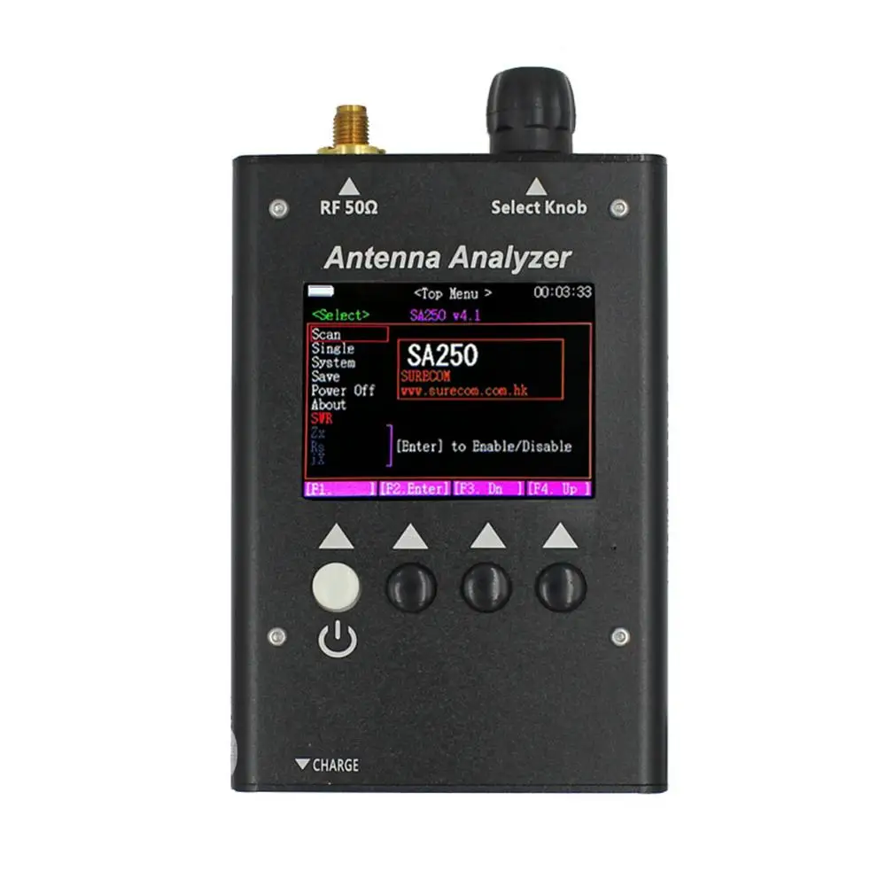 SA-250 antenna analyzer vector impedance Colour