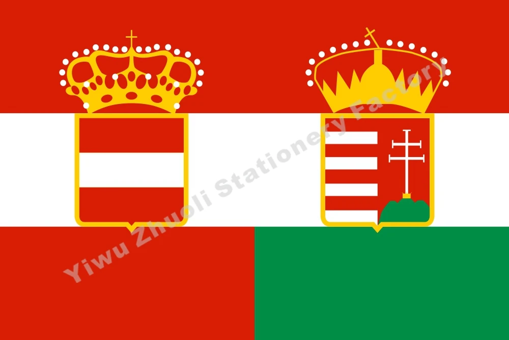 Austro Civil ensign Austria Hungary 1869 ФЛАГ 150X90 см(3x5FT) 120 г 100D высокое качество Баннер