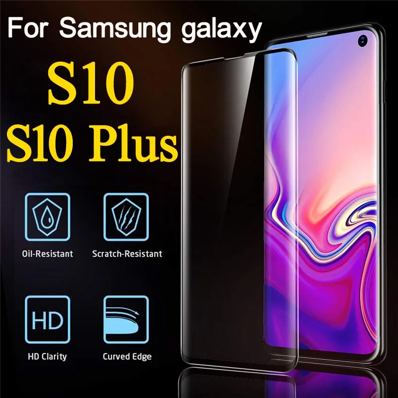 Закаленное стекло для Samsung galaxy s10 защитная пленка экрана samsyng s 10 plus s10plus на