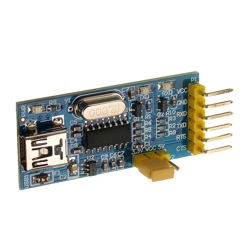 LEORY USB к последовательный порт TTL модуль CH340 адаптер Sup Порты и разъёмы s 3,3 V/5 V Системы с Управление сигнальных цепей