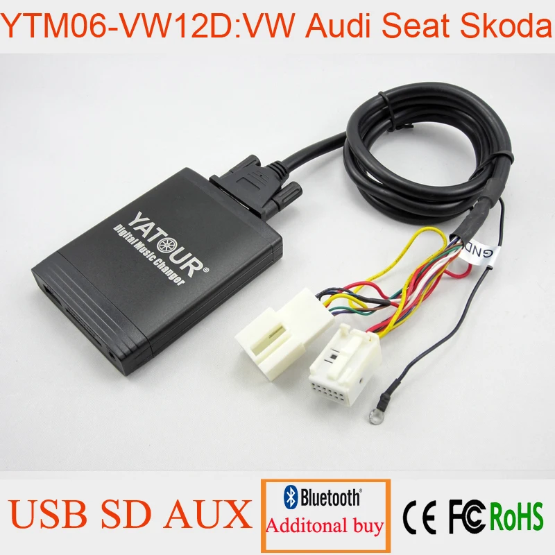 Yatour Car Digital CD Changer (USB SD MP3 Bluetooth interface) for
