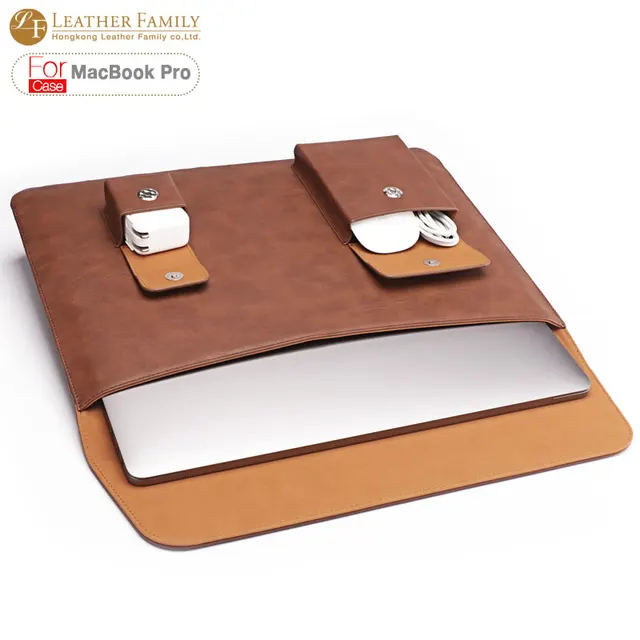 For macbook pro 13 inch case luxury Vintage PU Leather