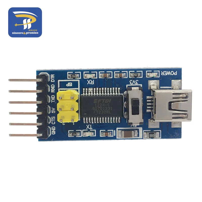 FT232RL FT232 FTDI USB 3,3 В 5,5 В к ttl последовательный адаптер модуль мини порт для arduino pro Mini USB к 232 USB к ttl