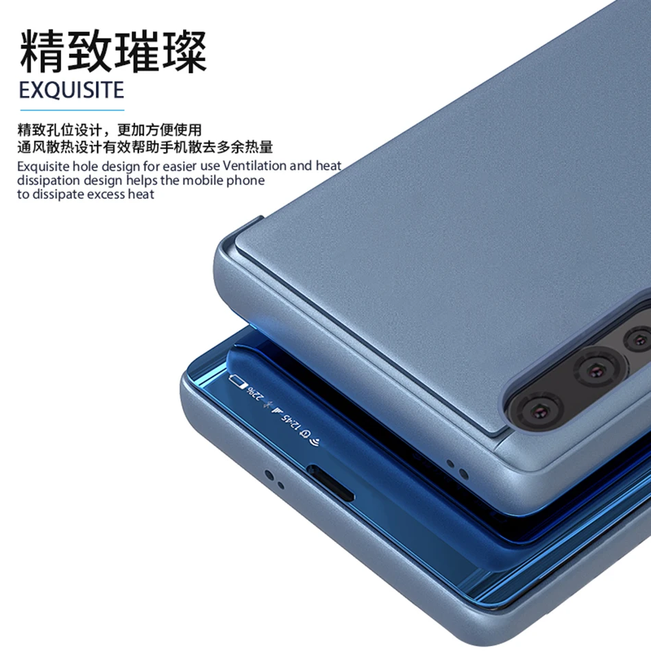 Умный зеркальный чехол для телефона OPPO A7 A5s AX5s Realme 2 3 Pro защитный C2 C1 X F9 F7 A7x флип