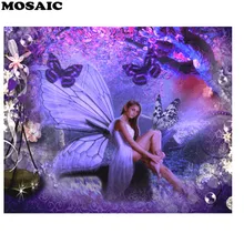 DIY на заказ фото эльф Алмазная картина вышивка крестиком фарий diy 5d алмазная вышивка полная картина для выкладывания квадратными стразами украшение