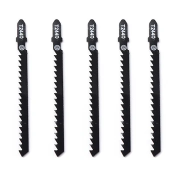 

5Pcs T244D Hard Wood Curve Cut Jigsaw Sabre Curve Saw Blades for Home DIY Woodworking With 4mm Chic